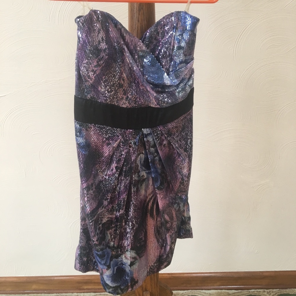 Strapless New Year’s Eve Dress